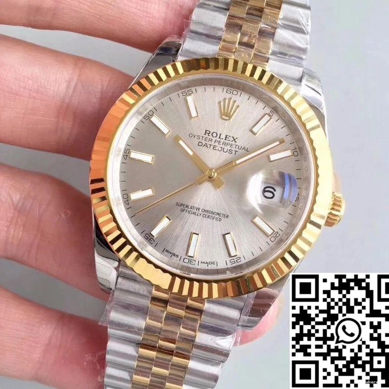 M126333-0004 Rolex Datejust 692 Rhodium II Dial EW Effortless Factory 0809